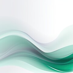 Green gray white gradient abstract curve wave wavy line background for creative project or design backdrop background