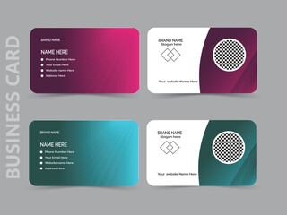 Creative Business card design template.