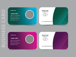Creative Business card design template.