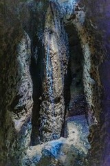 Saalfeld Fairy Grottoes cave with minerals, amusement park in Thuringia