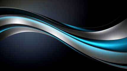 Modern dark blue overlapping dimension line bar design, technological background - obrazy, fototapety, plakaty