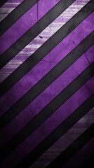 Lavender black grunge diagonal stripes industrial background warning frame, vector grunge texture warn caution, construction, safety background with copy space for photo or text design