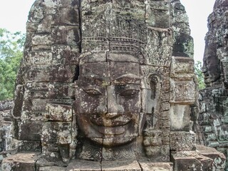 Majestic Bayon Temples, Angkor Wat, Cambodia