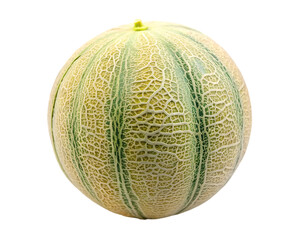 Ermelon fruits isolated on transparent background