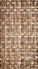 Close-up of a tightly woven rattan pattern, perfect for a natural textured backdrop