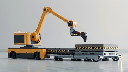 Smart Transport: Enhancing Efficiency with AGV and Robotic Arm Automation