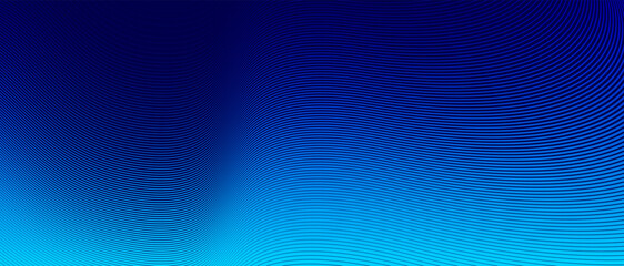 Linear abstract background, vector design 3D lines in perspective, curve and wave lines in motion, smooth and soft backdrop.