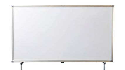Whiteboard on a transparent background.