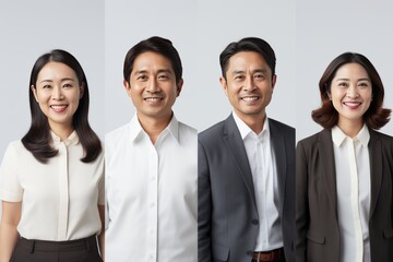 Portraits of people using traditional Fintech services. The atmosphere is warm and simple, reflecting the culture. 