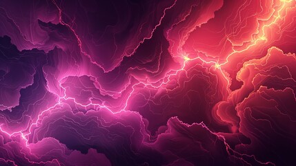 An abstract depiction of electric lightning in vector format, serving as a concept for battles, confrontations, or fights, highlighting the electric energy of competition - obrazy, fototapety, plakaty