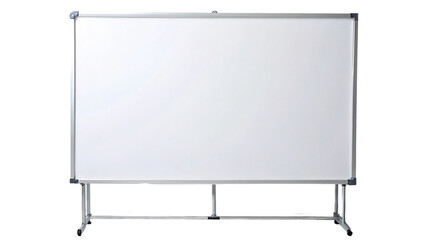 Whiteboard on a transparent background.