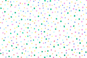 Acrylic Paint Felt Pen Dots Spots and Splatters for Background