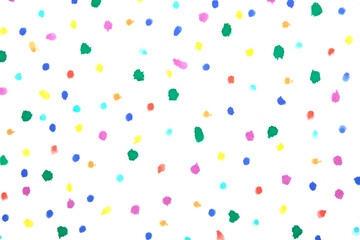 Acrylic Paint Felt Pen Dots Spots and Splatters for Background