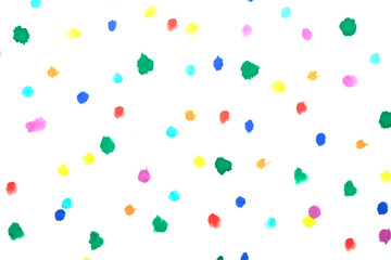 Acrylic Paint Felt Pen Dots Spots and Splatters for Background - obrazy, fototapety, plakaty