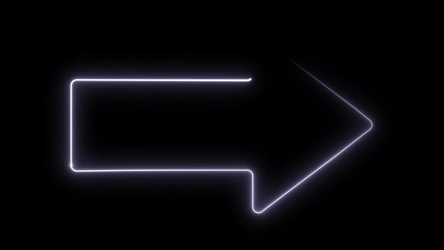 Abstract Bright neon sign greeting card, banner, signboard technology artificial intelligence glowing neon grow Lines Moving Fast Animation Art Concept