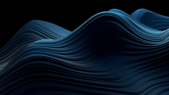 Digital blue wavy curve abstract graphic poster web page PPT background