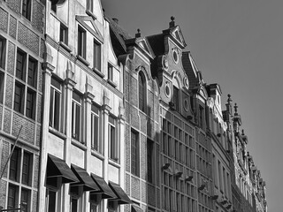 Historical residential house in central Brussels, Belgium