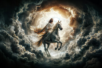 Jesus Christ Returns on White Horse: End Times Revelation