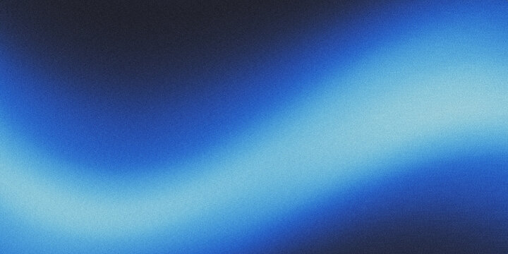 Dark Blue And Light Blue Gradient Background With Grainy Texture