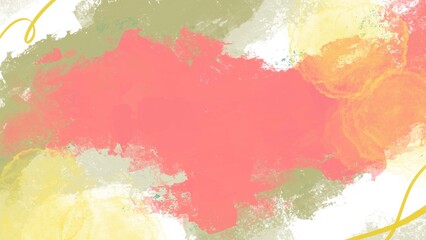 ベージュピンク色のガッシュでアートなオシャレ背景は壁紙、ラッピング、撮影、SNS、カードデザインとして印刷しても使える手描き風なペイント