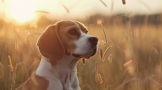 A Beagle In The Field