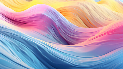 Digital rainbow color mountain wavy curve abstract graphic poster web page PPT background