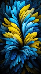 Abstract blue and yellow colors texture background