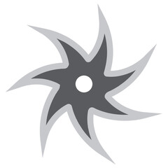 An illustration of a shiruken