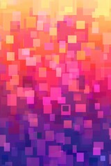 pixel art gradient, blocky and retro, 8-bit nostalgia