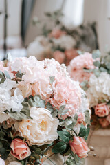 wedding bouquet of roses