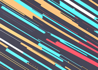 Blue tech lines universal background simple science and technology business line technology background.background vortex and use it as your wallpaper, posters and banners.Generative AI	 - obrazy, fototapety, plakaty