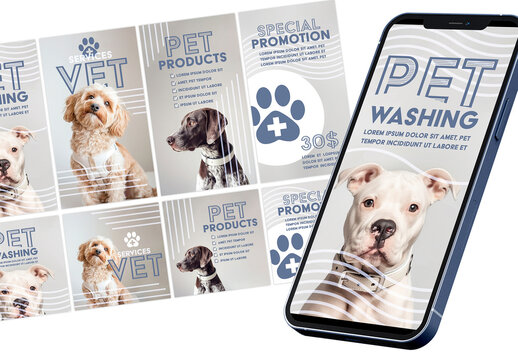 Socialmedia Veterinarian Pets Generated Ai