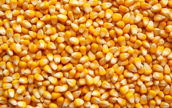 Full frame image of yellow corn kernels