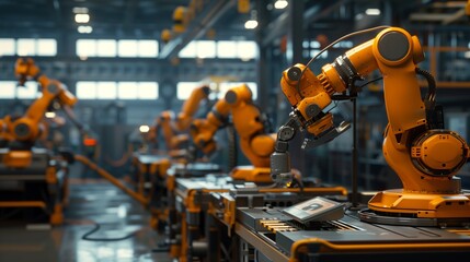 Autonomous industrial manufacturing factory