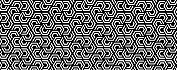 A black and white image of a background of squares and triangles