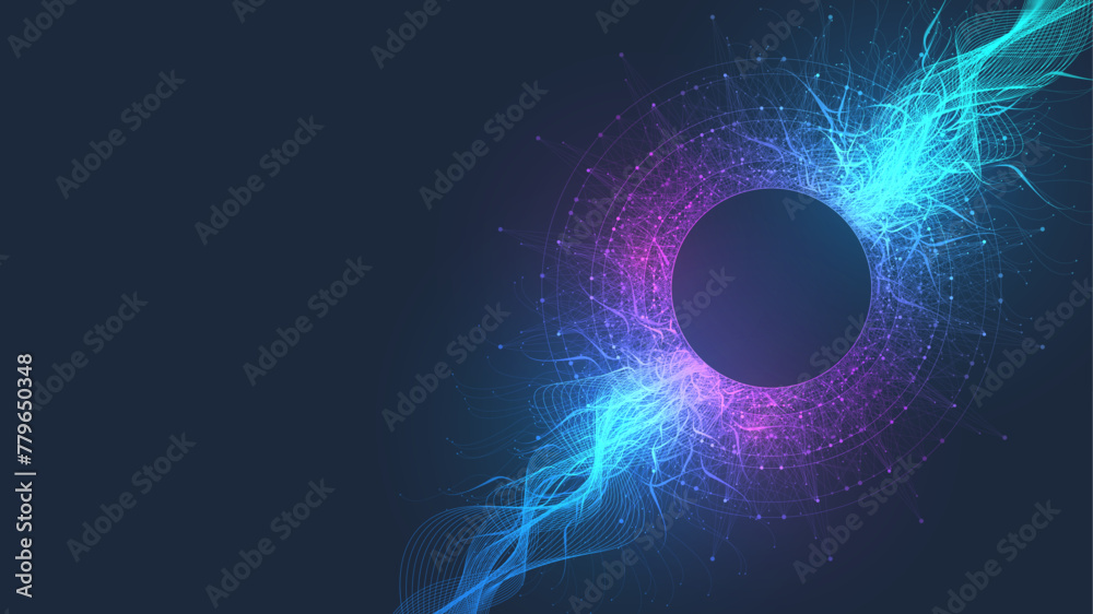 Poster virtual global internet connection metaverse with a new experience in metaverse virtual reality tech