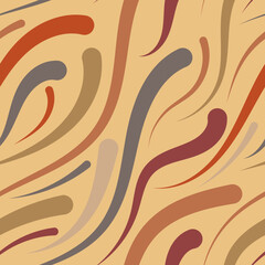 Vibrant, swirling patterns in a seamless design