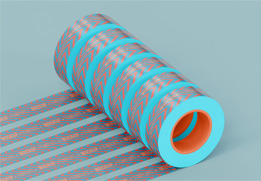 Paper Duct Tape Mockup