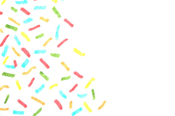 Acrylic Paint Felt Pen Dots Spots Confetti Sprinkles and Splatters for Background
