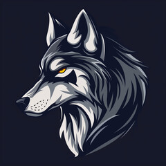 Obraz premium Wolf illustration Logo
