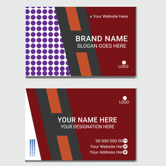 modern creative business card and name card,horizontal simple clean template vector design, layout in rectangle size.

