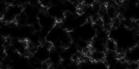 Abstract background with dark thunderbolt mineral texture on black marble. Natural stone Marble black background. Ston table illustrates structure luxury texture. Decoration and outside.