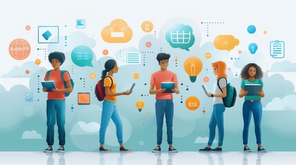 Students Engaging With Digital Education Concepts in a Virtual Learning Environment