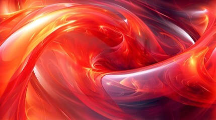 Dynamic 3D Abstract Background with Kinetic Energy: Energetic Fusion, Hand Edited Generative AI