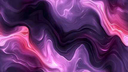 Fluid Abstract Background with Swirling Lines: Purple and Pink Symphony, Hand Edited Generative AI

