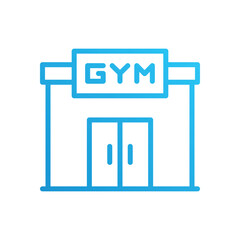 GYM vector icon