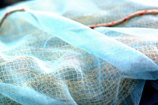 シラス漁の漁網