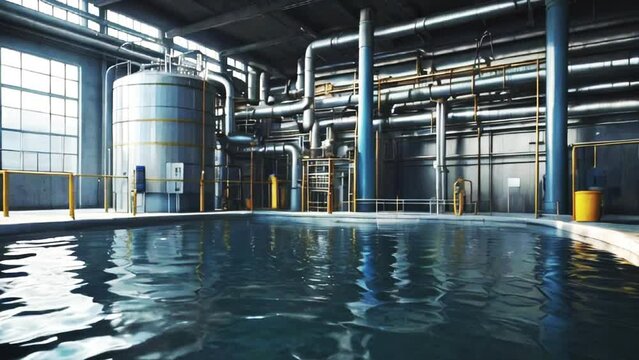 Water conservation measures in the microfactory such as a closedloop wastewater system and rainwater harvesting. Generated with AI