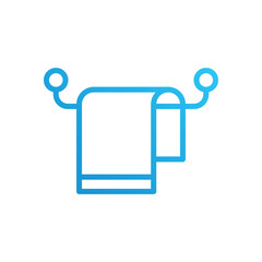 GYM Towel vector icon