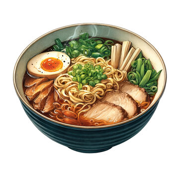 recommend clip art: ramen noodles boxset watercolor